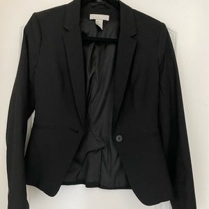 Black H&M lined blazer
